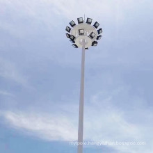 35 m high mast lighting tower pole drawing foundation design